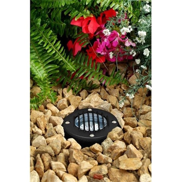 Dabmar Lighting Dabmar Lighting LV300-B-SLV Cast Aluminum In-Ground Well Light with Grill; Black LV300-B-SLV - main